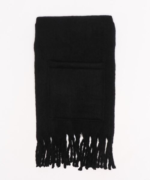 KOBE LETTUCE（コウベレタス）の「2wayフリンジ大判ストール（ストール/ショール・レディース・ブラック/ライトベージュ/アイボリー/ブラウン・FREE）」の11枚目の写真