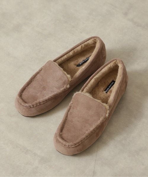 NATURAL BEAUTY BASIC（ナチュラルビューティーベーシック）の「ボアモカシン（モカシン/デッキシューズ・レディース・ブラック/グレー系その他/ベージュ・LARGE/MEDIUM/SMALL）」の9枚目の写真