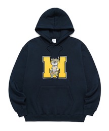 A'GEM/9 × .kom『mahagrid/マハグリッド』JIMMY M LOGO HOODIE/ジミー Mロゴ プルオーバーパーカー