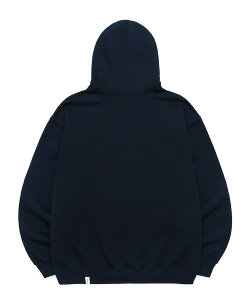 MAHAGRID(マハグリッド)の「A'GEM/9 × .kom『mahagrid/マハグリッド』JIMMY M LOGO HOODIE/ジミー Mロゴ プルオーバーパーカー(パーカー・メンズ・ブラック/グレー/ネイビー・M/L)」の15枚目の写真