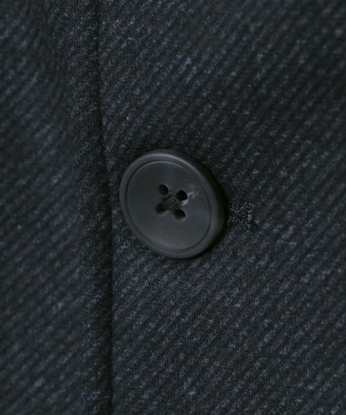 ikka(イッカ)の「ストレッチ裏フリースハーフコート(カバーオール・メンズ・ネイビー/ブラウン/グレー・S/M/L/XL)」の8枚目の写真