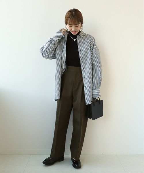 Simplicite（サンプリシテ）の「タートルリブニット*（ニット/セーター・レディース・ホワイト/ブラック/グレー/グリーン/タン/オレンジ系その他・FREE）」の19枚目の写真