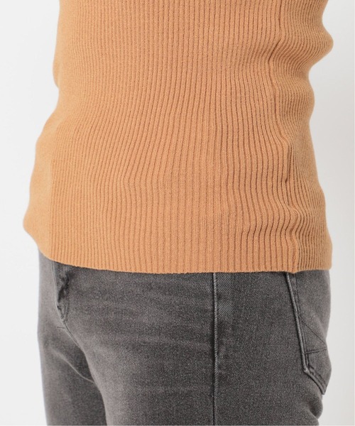 Simplicite（サンプリシテ）の「タートルリブニット*（ニット/セーター・レディース・ホワイト/ブラック/グレー/グリーン/タン/オレンジ系その他・FREE）」の18枚目の写真