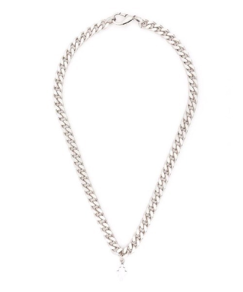 MARCELO BURLON（マルセロ・バーロン）の「【MARCELO BURLON】CROSS NECKLACE（ネックレス・メンズ・ゴールド/シルバー/ブラック・F）」の5枚目の写真
