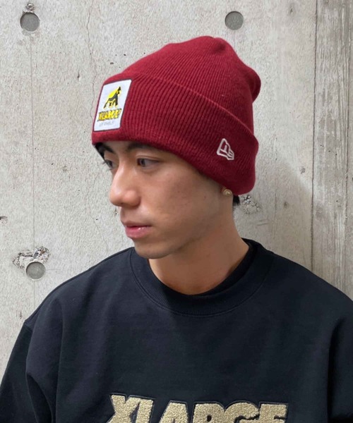 XLARGE（エクストララージ）の「XLARGE×NEWERA WALKING APE CUFF BEANIE（キャップ・メンズ・ブラック/グレー/グリーン・ONE SIZE）」の11枚目の写真
