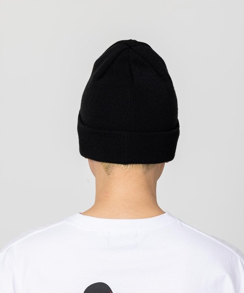 XLARGE（エクストララージ）の「XLARGE×NEWERA WALKING APE CUFF BEANIE（キャップ・メンズ・ブラック/グレー/グリーン・ONE SIZE）」の6枚目の写真