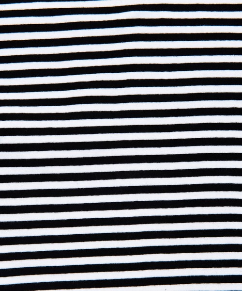 PUNYUS(プニュズ)の「ボーダーハイネックロンT(Tシャツ/カットソー・レディース・ホワイト・1/2/4/3)」の2枚目の写真