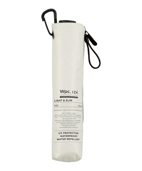 IZA（イーザ）の「完全遮光 IZA【Light＆Slim】 軽量 日傘 折りたたみ 晴雨兼用 Wpc.（折りたたみ傘・メンズ・ブラック/ネイビー/グレー/オフホワイト/ベージュ/ブラウン/シルバー/ホワイト×ブラック/ベージュ系その他/ホワイト×ライトグレー・FREE）」の18枚目の写真