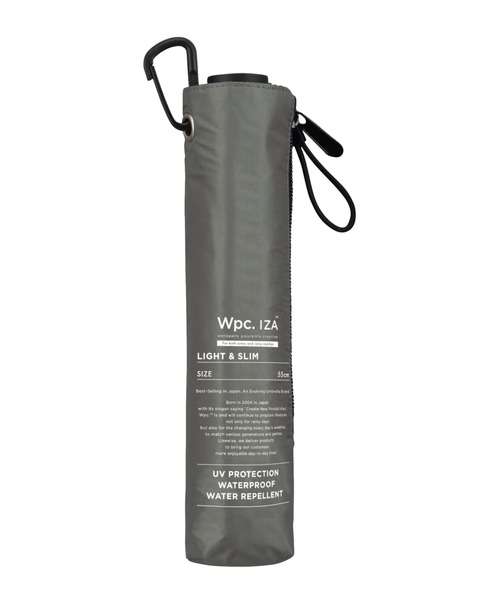 IZA（イーザ）の「完全遮光 IZA【Light＆Slim】 軽量 日傘 折りたたみ 晴雨兼用 Wpc.（折りたたみ傘・メンズ・ブラック/ネイビー/グレー/オフホワイト/ベージュ/ブラウン/シルバー/ホワイト×ブラック/ベージュ系その他/ホワイト×ライトグレー・FREE）」の20枚目の写真