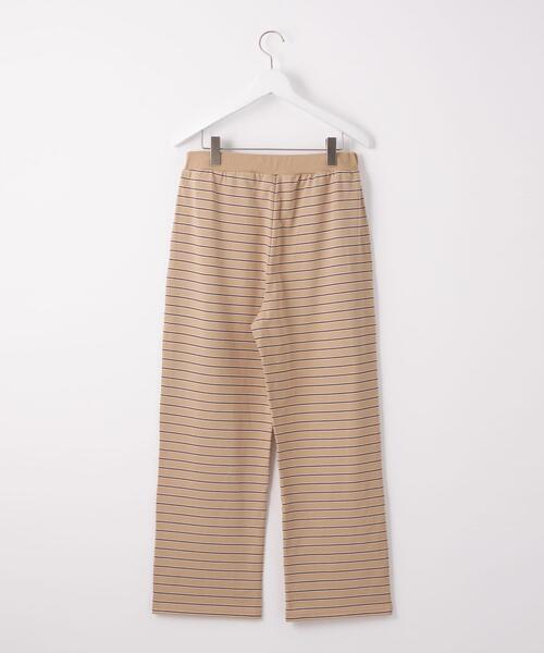 pluti Green bean SETストライプ ルームウェア green label relaxing（グリーンレーベルリラクシング）の