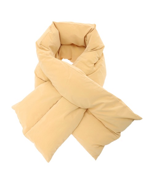 Green Parks(グリーンパークス)の「・パディングマフラー**(ストール/ショール・レディース・チャコールグレー/カーキ/イエロー/アイボリー・FREE)」の4枚目の写真