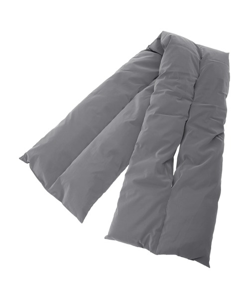 Green Parks(グリーンパークス)の「・パディングマフラー**(ストール/ショール・レディース・チャコールグレー/カーキ/イエロー/アイボリー・FREE)」の5枚目の写真