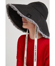 つば広 デニムハット