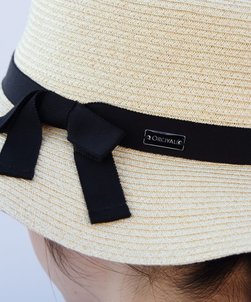 ORCIVAL(オーシバル)の「ORCIVAL/オーシバル ブレード カノティエハット BLADE CANOTIER HAT OR-H0085BLA(ハット・レディース・ベージュ/ライトベージュ・FREE)」の9枚目の写真