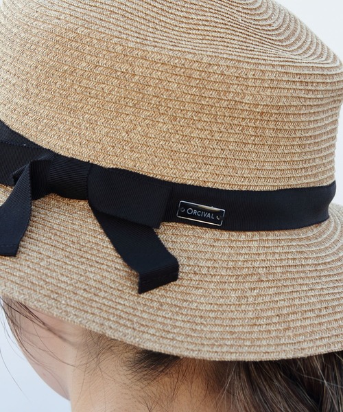 ORCIVAL(オーシバル)の「ORCIVAL/オーシバル ブレード カノティエハット BLADE CANOTIER HAT OR-H0085BLA(ハット・レディース・ベージュ/ライトベージュ・FREE)」の13枚目の写真