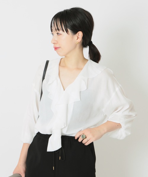 C/CUドビーフリルブラウス◇(シャツ/ブラウス)|journal journal L C/CUドビーフリルブラウス◇(シャツ/ブラウス)|journal journal L