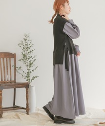 ITEMS URBANRESEARCH | ニットベストドッキングワンピース(ワンピース)