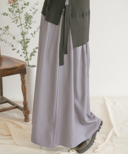 ITEMS URBANRESEARCH（アイテムズ アーバンリサーチ）の「ニットベストドッキングワンピース（ワンピース・レディース・グレー系その他/チャコールグレー/カーキ・FREE）」の11枚目の写真