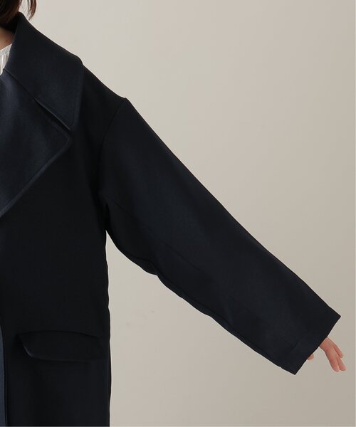 frames RAY CASSIN(フレームスレイカズン)の「ビッグカラーコート(トレンチコート・レディース・ネイビー/イエロー/ベージュ・FREE)」の12枚目の写真