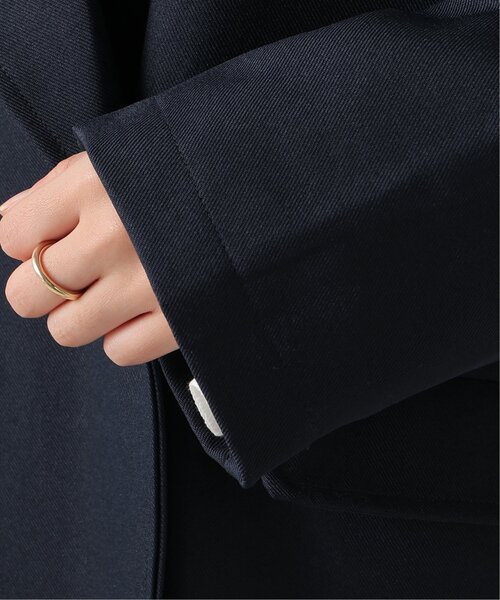 frames RAY CASSIN(フレームスレイカズン)の「ビッグカラーコート(トレンチコート・レディース・ネイビー/イエロー/ベージュ・FREE)」の10枚目の写真