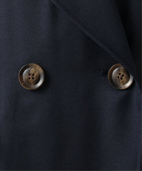 frames RAY CASSIN(フレームスレイカズン)の「ビッグカラーコート(トレンチコート・レディース・ネイビー/イエロー/ベージュ・FREE)」の8枚目の写真