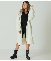 ニットロングカーディガン