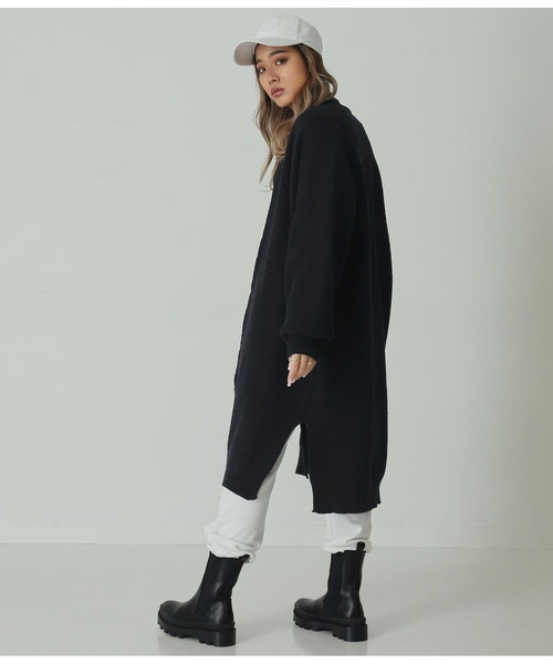 ANAP(アナップ)の「ニットロングカーディガン(カーディガン/ボレロ・レディース・ホワイト/グレイッシュベージュ/モカ/ブラック・FREE)」の18枚目の写真
