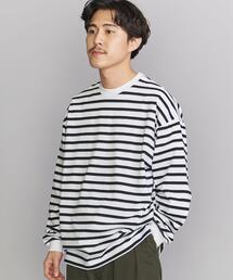BEAUTY&YOUTH UNITED ARROWS | BY ユニバーサル ボーダー クルーネック(Tシャツ/カットソー)