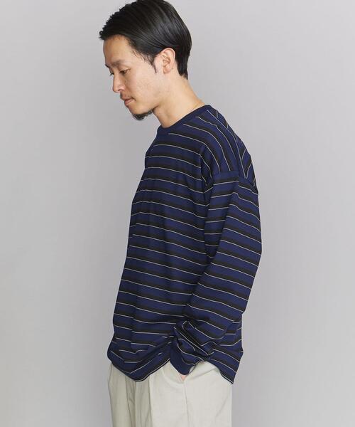 BEAUTY&YOUTH UNITED ARROWS（ビューティーアンドユースユナイテッドアローズ）の「BY ユニバーサル ボーダー クルーネック（Tシャツ/カットソー・メンズ・ホワイト/ブラック/ネイビー・XL/M/L/S）」の18枚目の写真