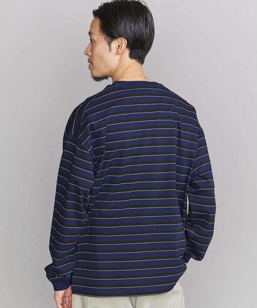 BEAUTY&YOUTH UNITED ARROWS（ビューティーアンドユースユナイテッドアローズ）の「BY ユニバーサル ボーダー クルーネック（Tシャツ/カットソー・メンズ・ホワイト/ブラック/ネイビー・XL/M/L/S）」の19枚目の写真