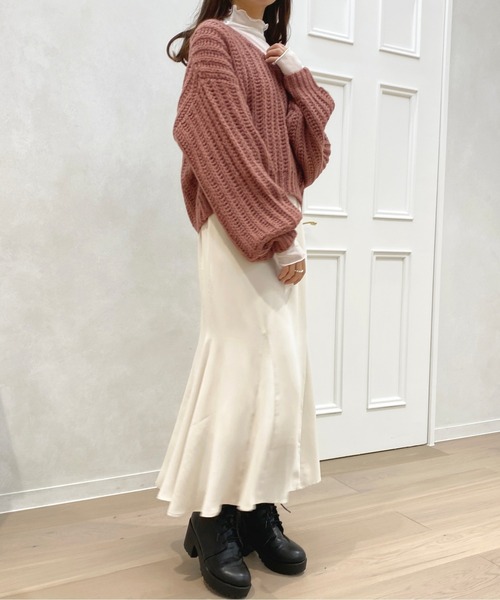 apres jour（アプレジュール）の「キャミ付きシアーインナー【ZOZOTOWN限定アイテム】（Tシャツ/カットソー・レディース・オフホワイト/ブラック・X-LARGE/フリー）」の11枚目の写真