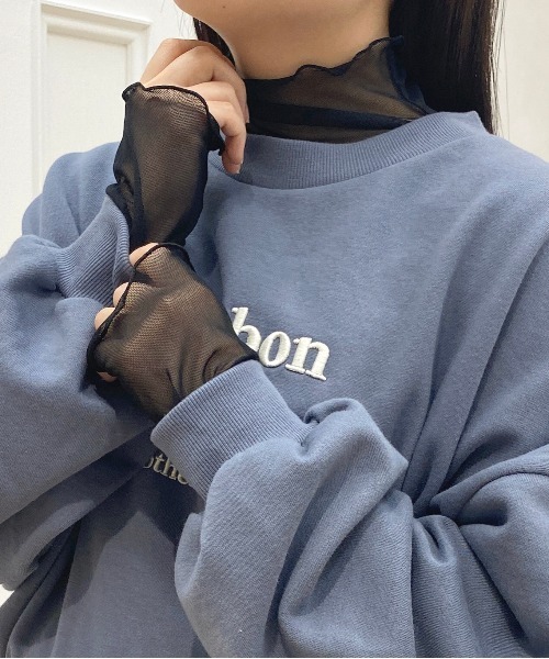 apres jour（アプレジュール）の「キャミ付きシアーインナー【ZOZOTOWN限定アイテム】（Tシャツ/カットソー・レディース・オフホワイト/ブラック・X-LARGE/フリー）」の19枚目の写真