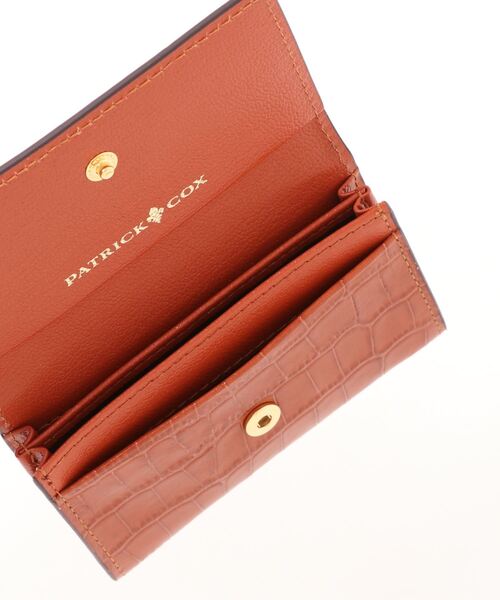 PATRICK COX（パトリック・コックス）の「PATRICK COX(パトリック・コックス)  BB・イタリークロコ　名刺入れ（名刺入れ・レディース・ブラック/オレンジ/グリーン・FREE）」の8枚目の写真