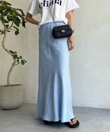 DouDou | 【一部WEB限定カラー】麻混マーメイドスカート(スカート)