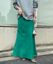 DouDou | 【一部WEB限定カラー】麻混マーメイドスカート(スカート)
