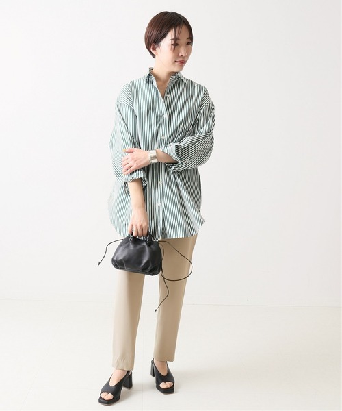 journal standard L'essage（ジャーナルスタンダードレサージュ）の「ダブルクロスジョガーパンツ◆（その他パンツ・レディース・ブルー/ベージュ/ブラック・FREE）」の7枚目の写真