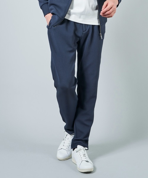 TETE HOMME（テットオム）の「タックジャガードイージーパンツ（デニムパンツ・メンズ・ブラック/ネイビー・MEDIUM/LARGE/X-LARGE）」の2枚目の写真