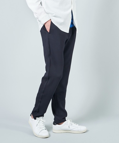 TETE HOMME（テットオム）の「タックジャガードイージーパンツ（デニムパンツ・メンズ・ブラック/ネイビー・MEDIUM/LARGE/X-LARGE）」の6枚目の写真