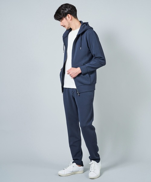 TETE HOMME（テットオム）の「タックジャガードイージーパンツ（デニムパンツ・メンズ・ブラック/ネイビー・MEDIUM/LARGE/X-LARGE）」の7枚目の写真