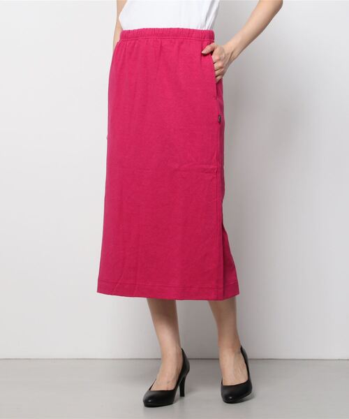 MANASTASH(マナスタッシュ)の「MANASTASH/マナスタッシュ HEMP SLIT SKIRT ヘンプスリットスカート(スカート・レディース・ブラック/ピンク/ナチュラル・MEDIUM)」の9枚目の写真