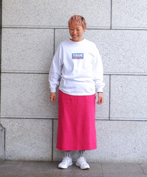 MANASTASH(マナスタッシュ)の「MANASTASH/マナスタッシュ HEMP SLIT SKIRT ヘンプスリットスカート(スカート・レディース・ブラック/ピンク/ナチュラル・MEDIUM)」の7枚目の写真