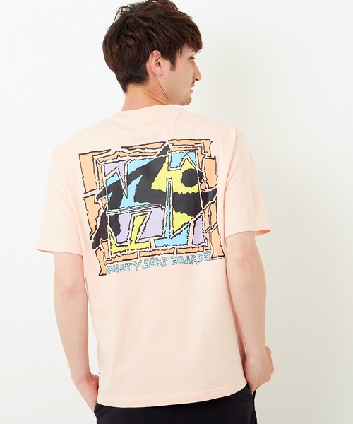 RUSTY(ラスティ)の「【RUSTY:ラスティー】バックプリントTシャツ(Tシャツ/カットソー・メンズ・ブラック/ピンク/ホワイト・MEDIUM/LARGE/X-LARGE)」の19枚目の写真