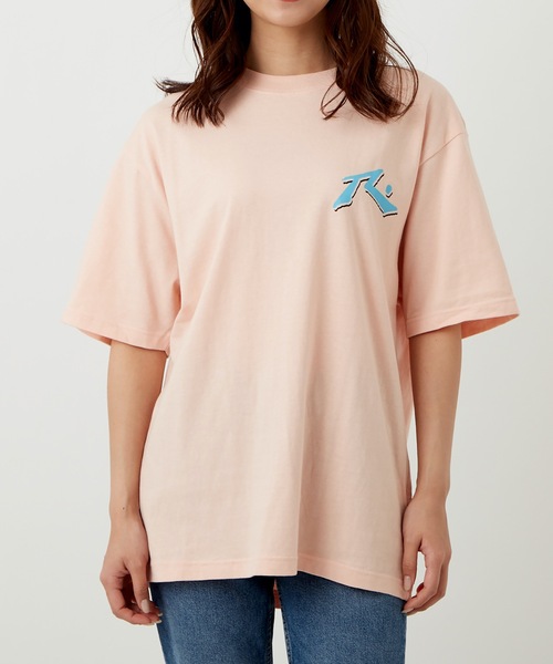 RUSTY(ラスティ)の「【RUSTY:ラスティー】バックプリントTシャツ(Tシャツ/カットソー・メンズ・ブラック/ピンク/ホワイト・MEDIUM/LARGE/X-LARGE)」の7枚目の写真