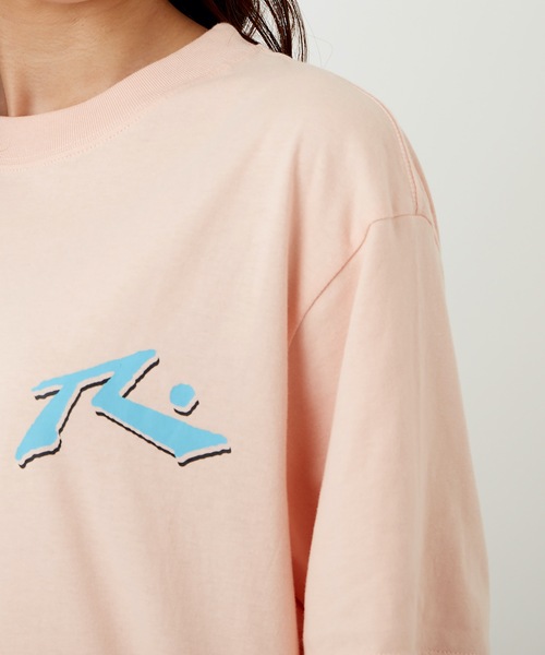 RUSTY(ラスティ)の「【RUSTY:ラスティー】バックプリントTシャツ(Tシャツ/カットソー・メンズ・ブラック/ピンク/ホワイト・MEDIUM/LARGE/X-LARGE)」の4枚目の写真