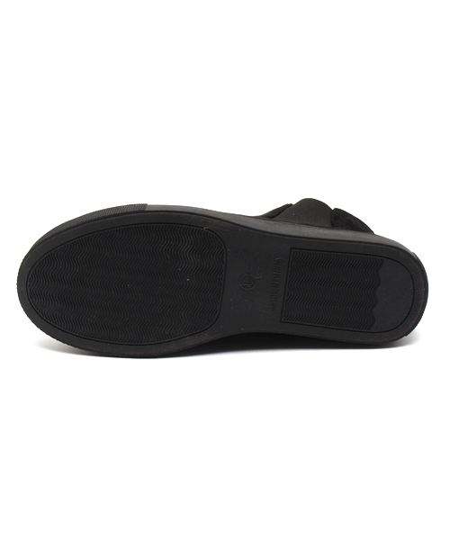 GIORDANO（ジョルダーノ）の「[GIORDANO]ハイカットスリッポンスニーカー（スニーカー・レディース・ブラック/グレー・MEDIUM/LARGE）」の7枚目の写真