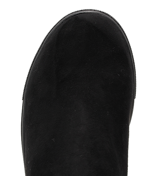 GIORDANO（ジョルダーノ）の「[GIORDANO]ハイカットスリッポンスニーカー（スニーカー・レディース・ブラック/グレー・MEDIUM/LARGE）」の9枚目の写真