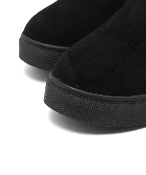 GIORDANO（ジョルダーノ）の「[GIORDANO]ハイカットスリッポンスニーカー（スニーカー・レディース・ブラック/グレー・MEDIUM/LARGE）」の10枚目の写真