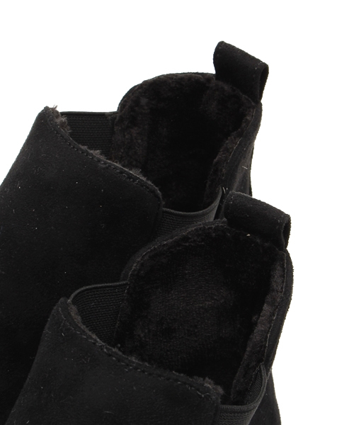 GIORDANO（ジョルダーノ）の「[GIORDANO]ハイカットスリッポンスニーカー（スニーカー・レディース・ブラック/グレー・MEDIUM/LARGE）」の3枚目の写真