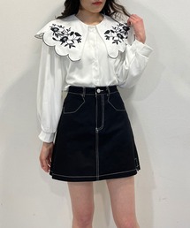 titty＆Co. PETIT | 【titty&Co.PETIT】ステッチツイルスカパン(スカート)