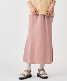 【WOMEN】フィブリルツイルロングマーメードスカート